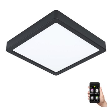 Eglo - Luminária de tecto LED dimerizável para casa de banho LED/16,5W/230V IP44 ZigBee 21x21 cm