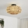 Eglo - Luminária de teto 1xE27/40W/230V Ø 38 cm castanho
