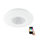 Eglo - Luminária de teto de parede dimmerizável LED RGBW CAPASSO-C LED/17W/230V
