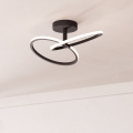 Eglo - Luminária de teto LED/12W/230V 2700/4000/6500K preta