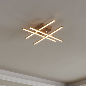 Eglo - Luminária de teto LED/20,5W/230V dourada