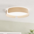 Eglo - Luminária de teto LED 20W/230V, Ø 37 cm, bege