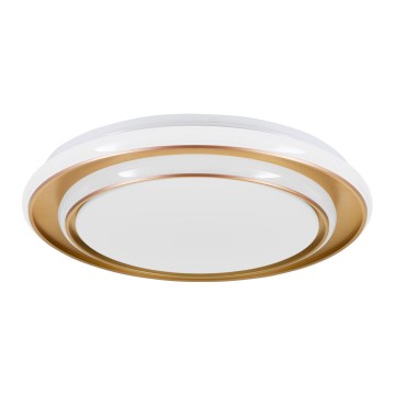 Eglo - Luminária de teto LED/24W/230V 2700/4000/6500K Ø 40 cm dourada