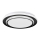 Eglo - Luminária de Teto LED/24W/230V 2700/4000/6500K Ø 40 cm preta