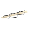 Eglo - Luminária de teto LED 2xLED/13W/230V + LED/16W preto/bege