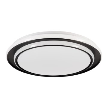 Eglo - Luminária de teto LED/36W/230V 2700/4000/6500K diâmetro 49 cm preta