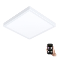 Eglo - Luminária de teto LED dimerizável para casa de banho LED/19,5W/230V 2700-6500K IP44 ZigBee 28,5x28,5 cm