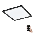 Eglo - Luminária de teto LED dimmerizável LED/21,5W/230V preta ZigBee