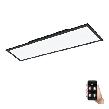 Eglo - Luminária de teto LED dimmerizável LED/33,5W/230V preta ZigBee