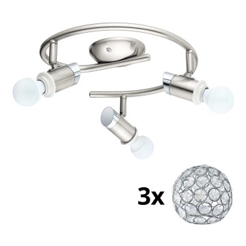 Eglo - Luminária de teto LED MY CHOICE 3xE14/4W/230V cromo mate