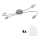 Eglo - Luminária de teto LED MY CHOICE 4xE14/4W/230V cromo mate/branco