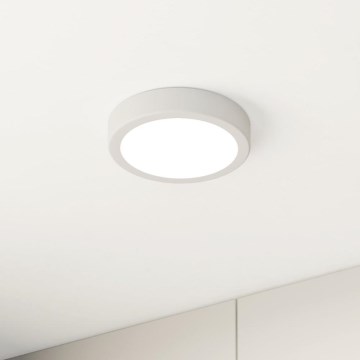 Eglo - Luminária de teto LED para casa de banho, 11 W, 230 V, IP44, branca, Ø 16 cm