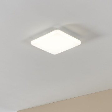 Eglo - Luminária de teto LED para casa de banho LED/16,5W/230V 2700/4000/6500K 26x26 cm IP54 branca