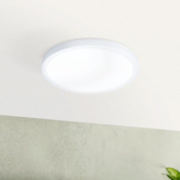 Eglo - Luminária de teto LED para casa de banho LED/20,5W/230V IP44 branca Ø 28,5 cm
