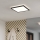 Eglo - Luminária de teto para casa de banho LED/16,4W/230V 29x29 cm IP54 preta