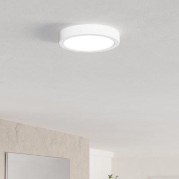 Eglo - Luminária de teto para casa de banho LED/7,5W/230V 2700/4000/6500K Ø 16,6 cm IP44 branca