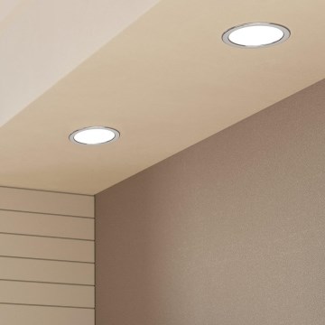 Eglo - Luminária embutida de teto para casa de banho LED/10,5W/230V IP44 Ø 16,6 cm