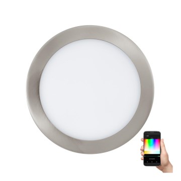 Eglo - Luminária encastrável LED RGB dimerizável FUEVA-C LED/15,6W/230V Ø 22,5 cm