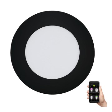 Eglo - Luminária LED dimerizável para casa de banho LED/5,4W/230V IP44 ZigBee Ø 12 cm