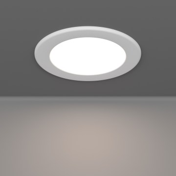 Eglo - Luminária LED embutida para casa de banho LED/6,3W/230V 2700/4000/6500K diâmetro 11,9 cm IP44 branca
