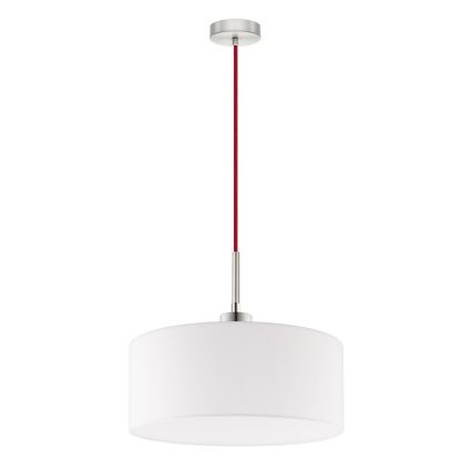 Eglo - Lustre LED suspenso em cabo TUNJA 1xE27/60W/230V branco