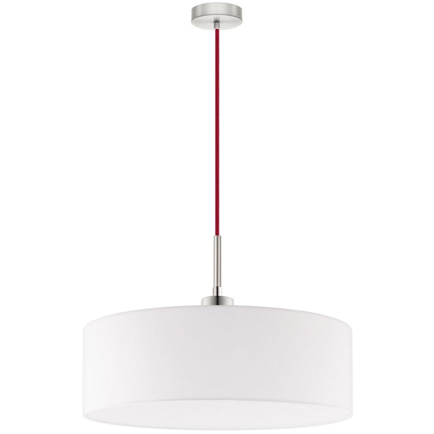 Eglo - Lustre LED suspenso em cabo TUNJA 1xE27/60W/230V branco