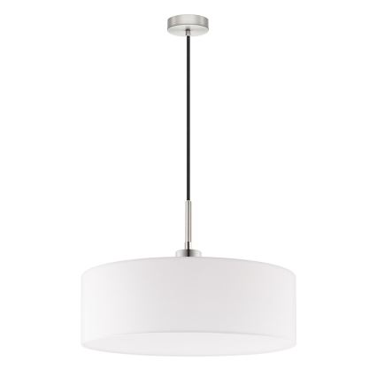 Eglo - Lustre LED suspenso em cabo TUNJA 1xE27/60W/230V branco