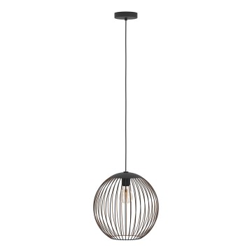 Eglo - Lustre com cabo 1xE27/60W/230V preto