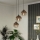 Eglo - Lustre em cabo 3xE27/60W/230V preto/bege/fumê