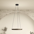 Eglo - Lustre LED dimerizável suspenso por cabo com sensor de movimento 2xLED/25W/230V 2200-6500K Ø 80 cm castanho