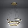 Eglo - Lustre LED dimerizável suspenso por cabo LED/50W/230V 2200-6500K dourado + comando à distância