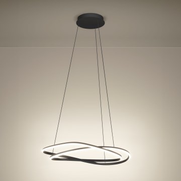 Eglo - Lustre LED dimerizável suspenso por cabo LED/60W/230V 2200-6500K cinzento + comando à distância