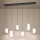 Eglo - Lustre LED regulável suspenso por cabo 2xLED/7W/230V + 4xLED/5,5W + 6xLED/1,6W 2200-6500K preto/cromado