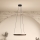 Eglo - Lustre LED regulável suspenso por cabo com sensor de movimento, 2x LED/19W/230V, 2200-6500K, Ø 55 cm, castanho