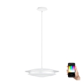 Eglo - Lustre LED RGB regulável com cabo MONEVA-C LED/18W/230V