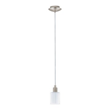 Eglo - Lustre LED suspenso em cabo MY CHOICE 1xE14/4W/230V cromo mate/branco