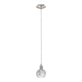 Eglo - Lustre LED suspenso MY CHOICE 1xE14/4W/230V cromo mate/branco/preto