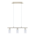 Eglo - Lustre LED suspenso MY CHOICE 3xE14/4W/230V cromo mate/branco