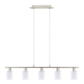 Eglo - Lustre LED suspenso MY CHOICE 5xE14/4W/230V cromo mate/branco