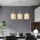Eglo - Lustre LED suspenso por cabo TUNJA 3xE27/60W/230V creme