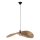 Eglo - Lustre pendente em cabo 1xE27/42W/230V 80 cm castanho/preto