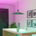 Eglo - Lustre pendente em cabo LED RGBW regulável LED/15,5W/230V 2700-6500K preto