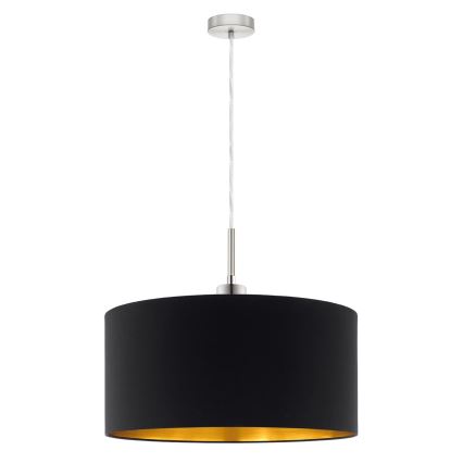 Eglo - Lustre pendente LED TUNJA 1xE27/60W/230V preto