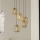 Eglo - Lustre suspenso em cabo 5xE27/40W/230V bege