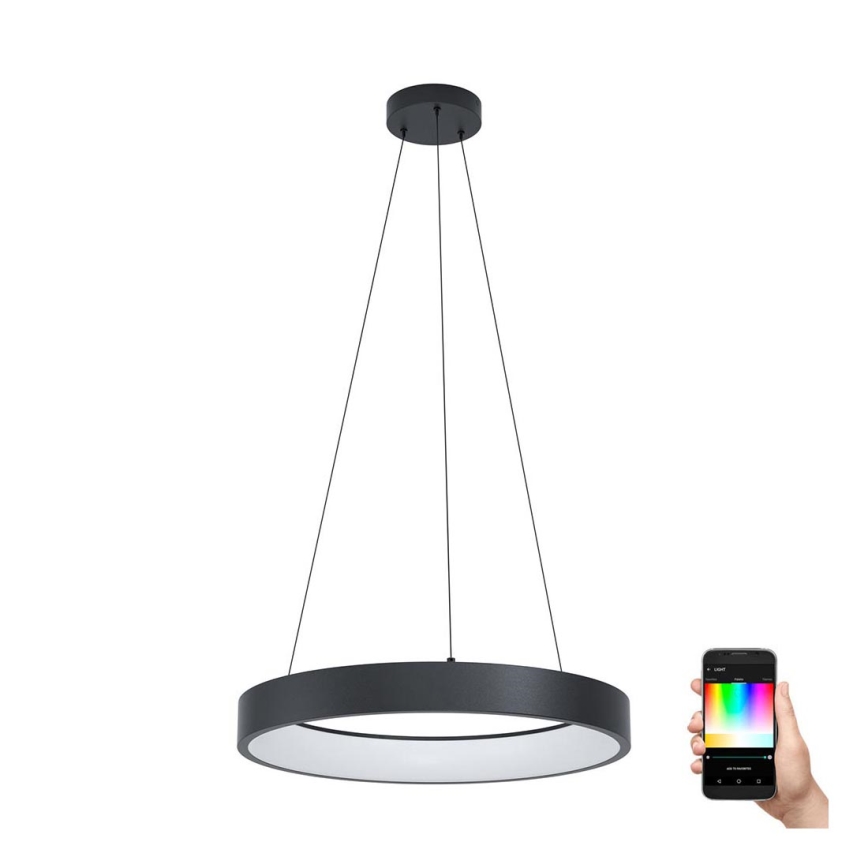 Eglo - Lustre suspenso LED RGBW regulável com cabo LED/26W/230V 2700-6500K ZigBee