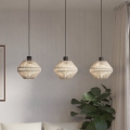 Eglo - Lustre suspenso por cabo 3xE27/40W/230V cor creme
