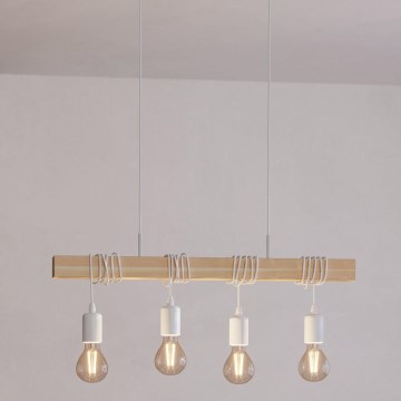 Eglo - Lustre suspenso TOWNSHEND 4xE27/60W/230V