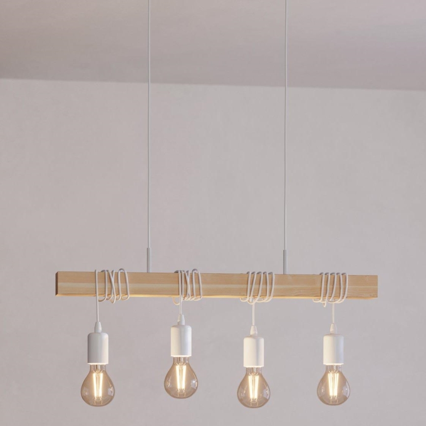 Eglo - Lustre suspenso TOWNSHEND 4xE27/60W/230V
