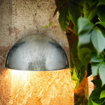 EGLO - Luz de parede de exterior 1xE27/40W aço galvanizado