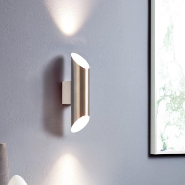 Eglo - Luz de parede LED 2xGU10-LED/4W/230V